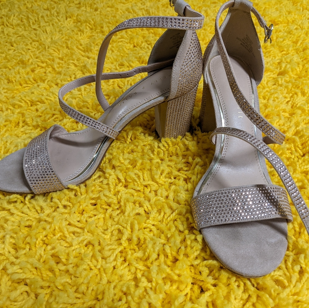 Nude high heels